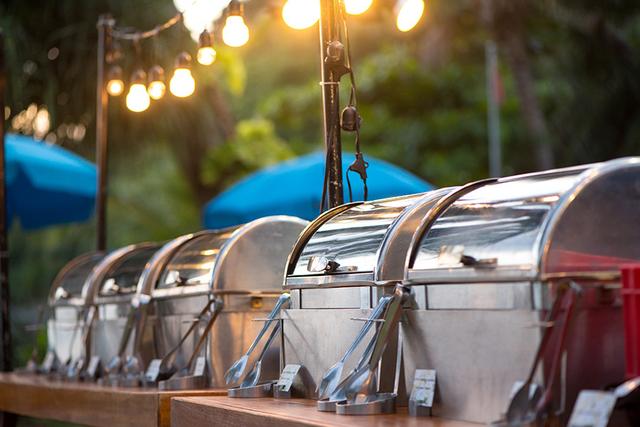 Stella Bella banquet hall catering at Big Frank’s Resort