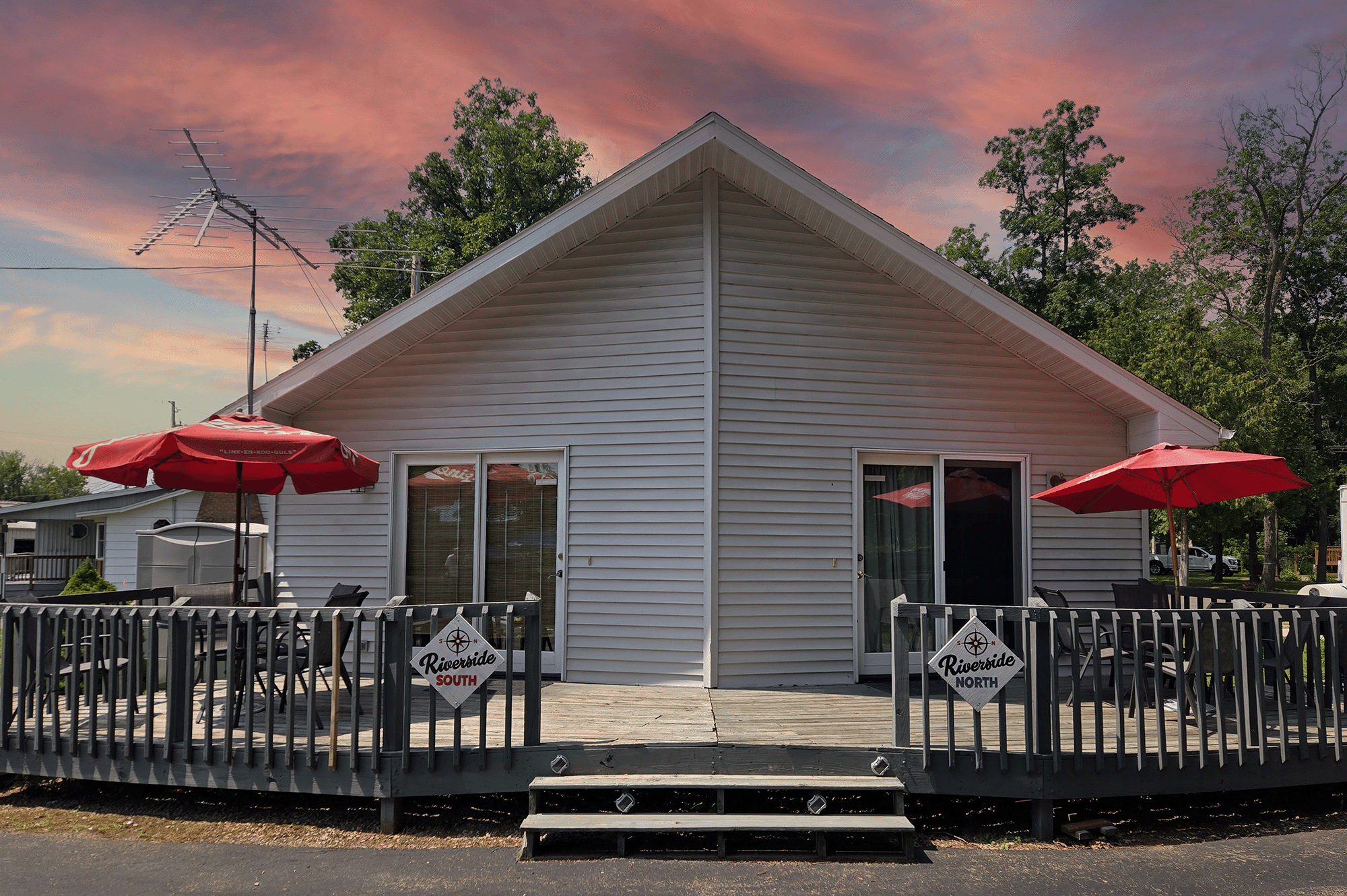 On-site lodging for guests at Big Frank’s Resort Fremont