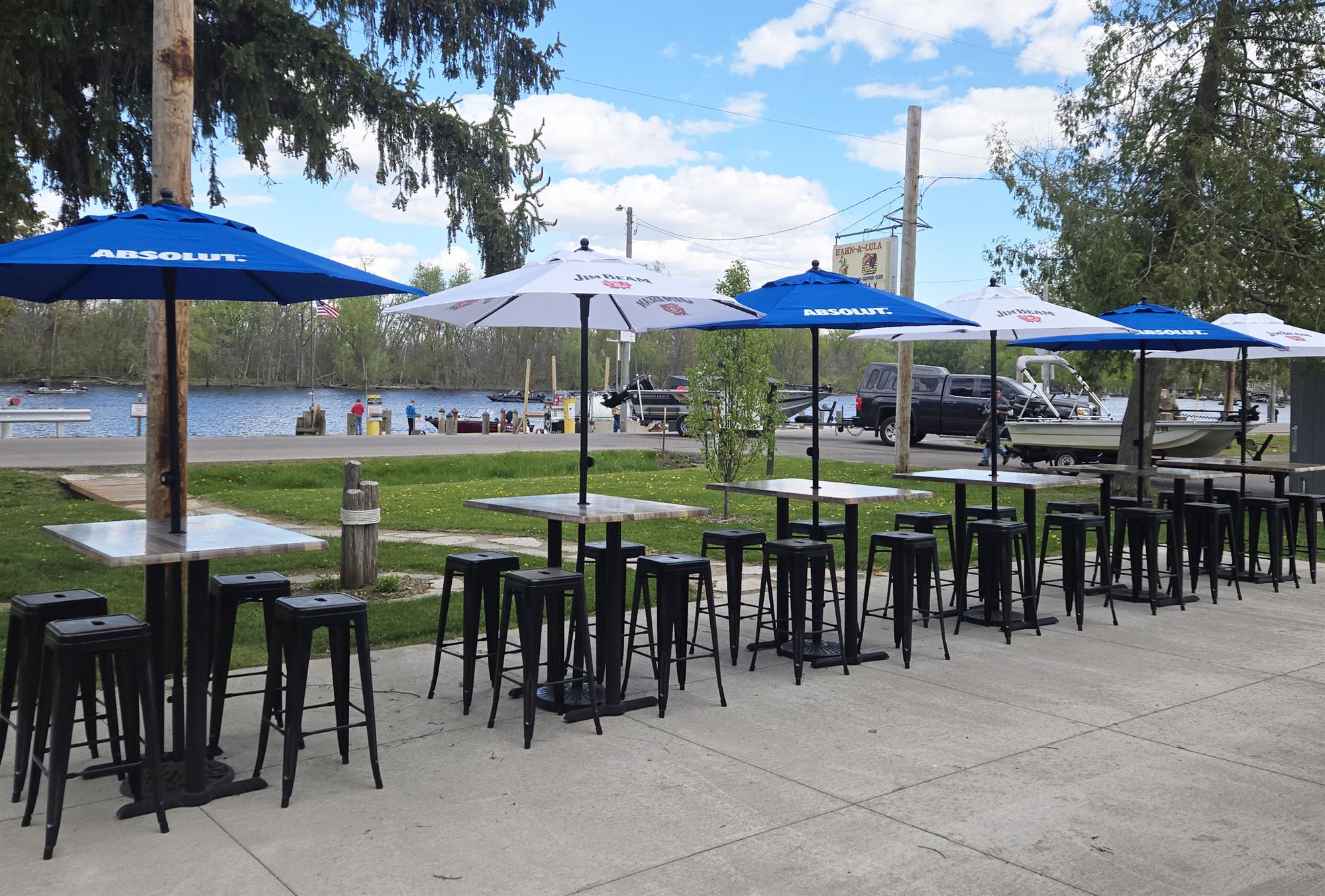 Menu and bar specials at Big Franks Bar and Grille