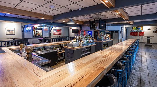 Menu and bar specials at Big Frank’s Bar and Grille